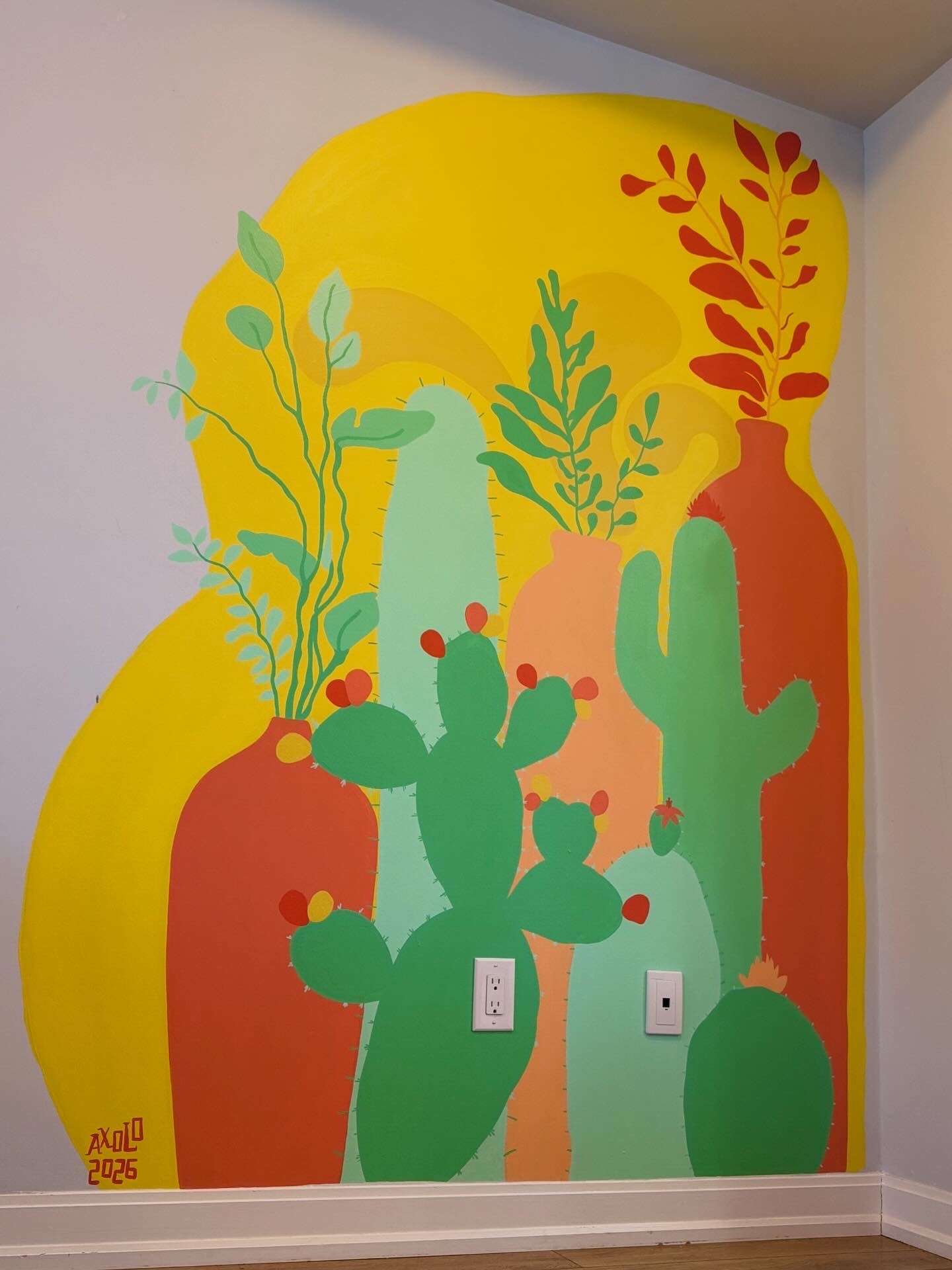 Cactus Garden Wall Mural