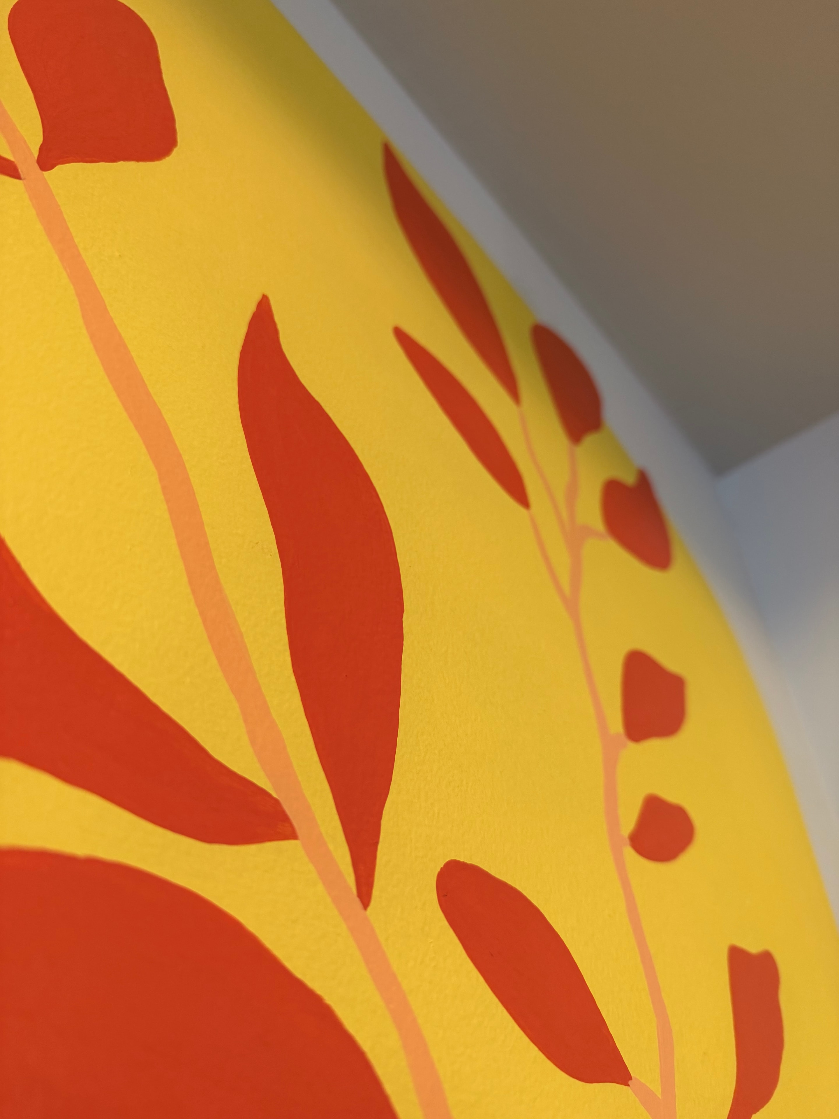 Botanical Detail — Red Leaves
