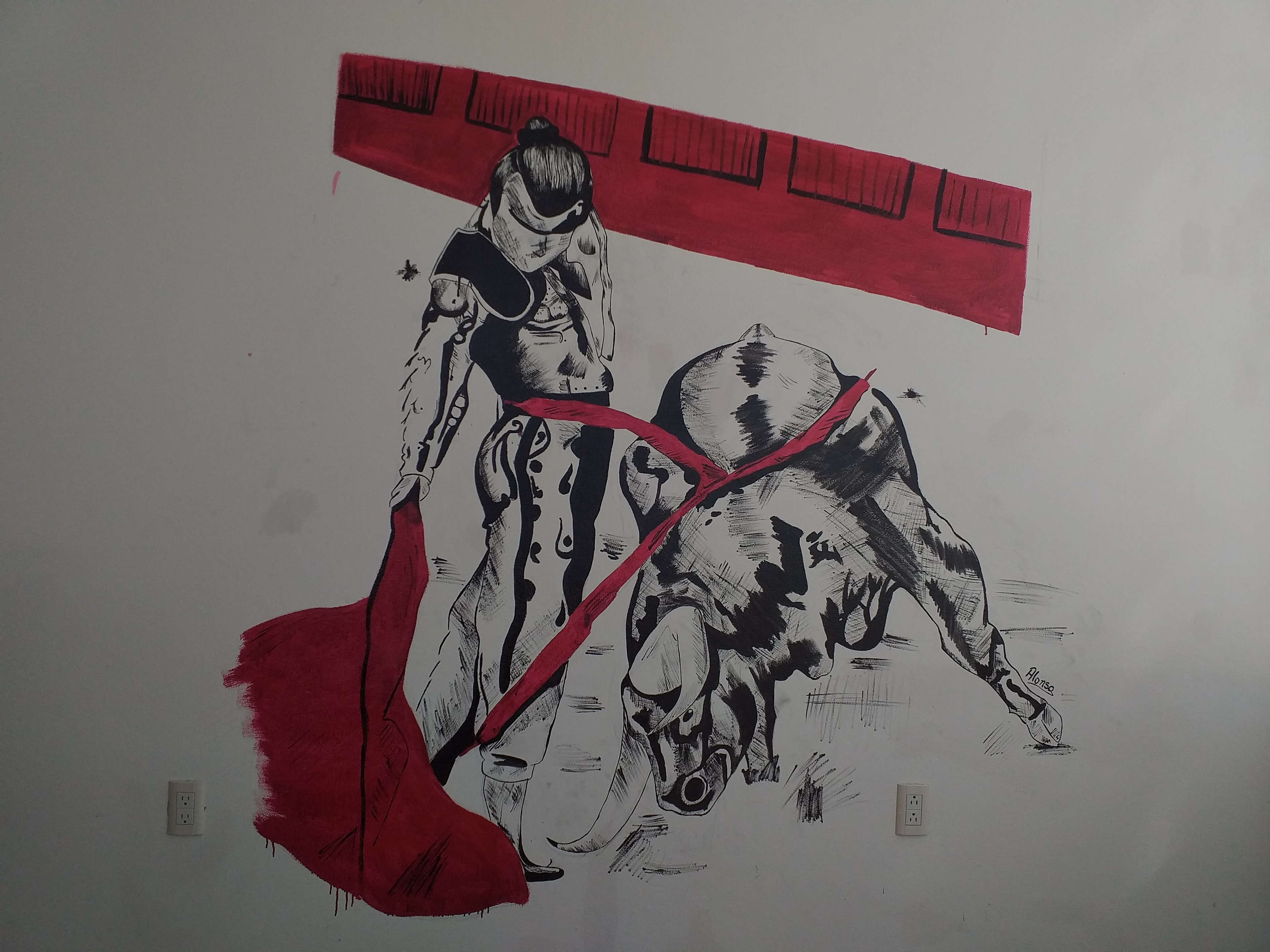 Matador & Bull — Wall Mural